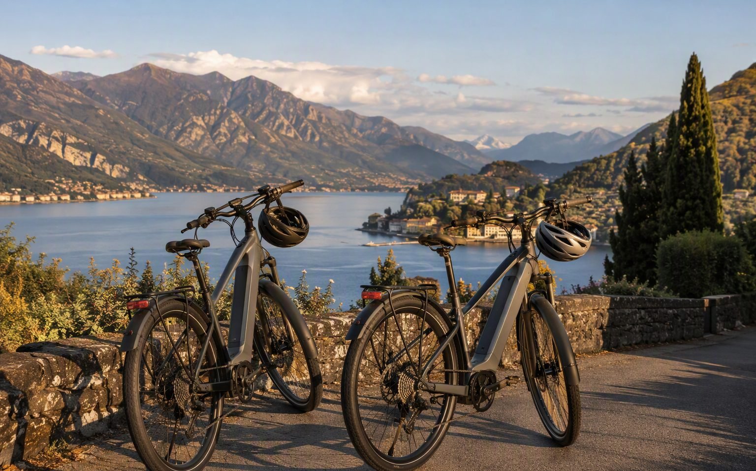 E-bike and Vespa tours Lake Como